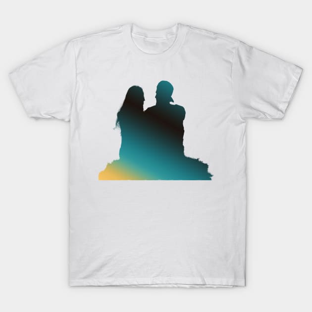 husband and wife travellers T-Shirt by artist369